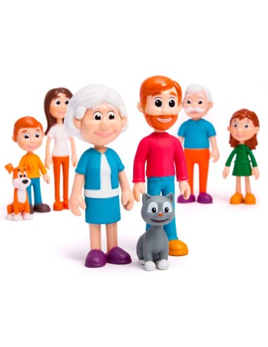 Figuras familia - 8 piezas