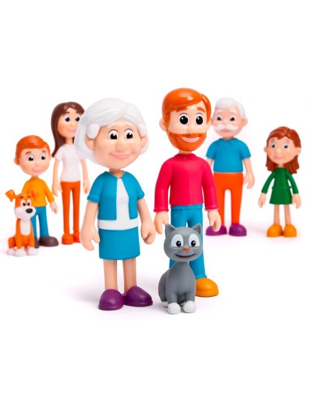 Figuras familia - 8 piezas