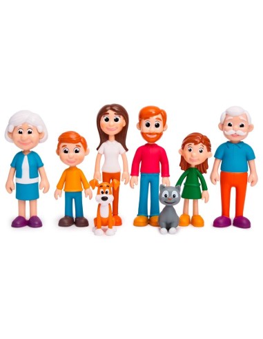 Figuras familia - 8 piezas