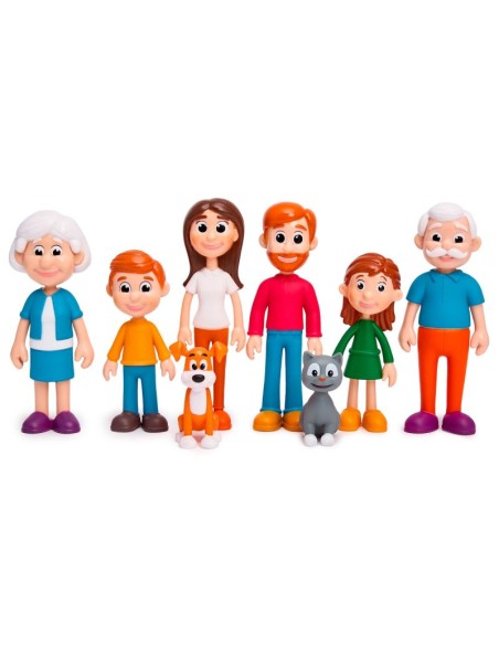 Figuras familia - 8 piezas