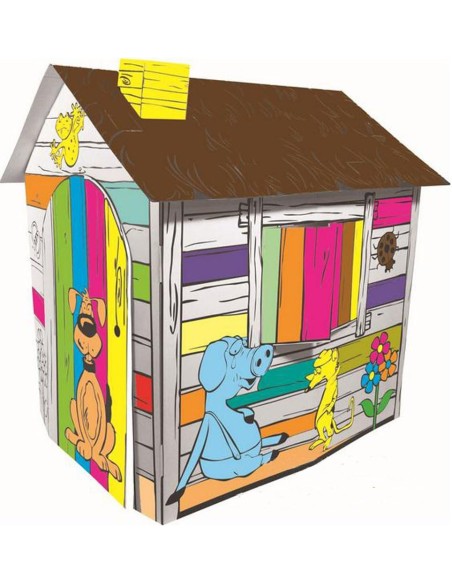 Casa de cartón para decorar