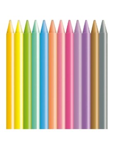 Ceras Plastidecor pastel - 12 colores 2