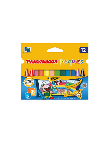 Ceras Plastidecor Peques - 12 colores