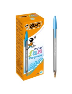 Bic cristal Fun - Azul pastel