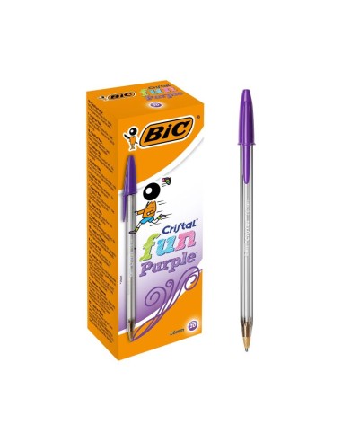 Bic cristal Fun - Morado