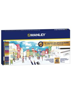 Lápices de colores Manley - 40 piezas
