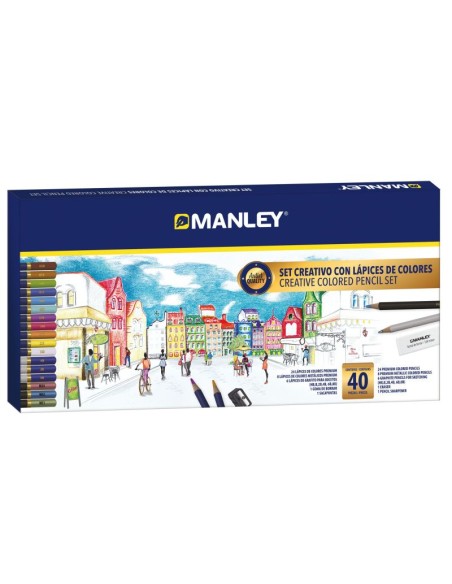 Lápices de colores Manley - 40 piezas