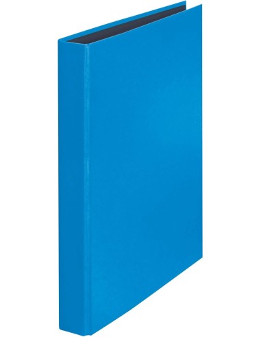 Carpeta de cartón forrado 25mm: 2 anillas - Azul