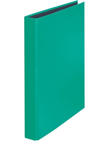 Carpeta de cartón forrado 40mm: 2 anillas - Verde