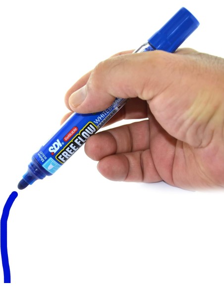 Rotulador de pizarra Free Flow Azul - 12 unidades