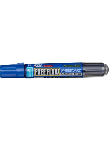 Rotulador de pizarra Free Flow Azul - 12 unidades