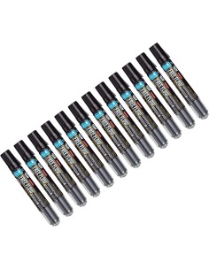 Rotulador de pizarra Free Flow Negro - 12 unidades