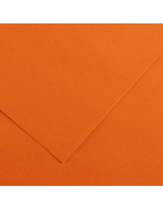 Cartulina pliego 10 unidades (50x65cm. - 185gr.) - Naranja