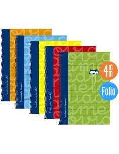 Bloc folio 80 hojas cubierta extradura: Cuadro 4 mm. - 5...