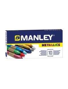 Ceras Manley metalizadas - 10 colores