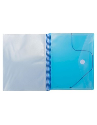 Carpeta Maxiplas 50 fundas - Azul