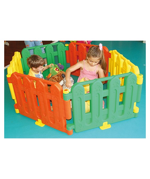 Vallado plástico- 6 paneles colores