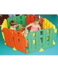 Vallado plástico- 6 paneles colores