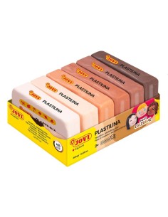 Plastilina multicultural - 6 pastillas