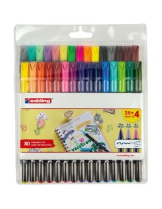 Pack rotuladores Edding 1200 - 30 colores