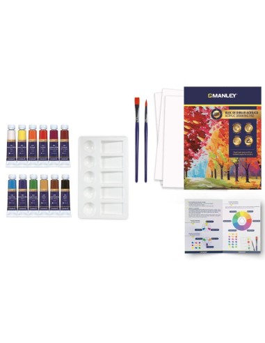 Set de pintura acrílica - 16 piezas