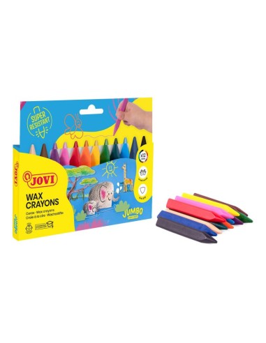 Caja de ceras triangulares Wax - 12 colores