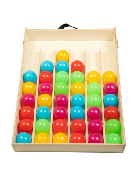 Gran juego de clasificar bolas y colores