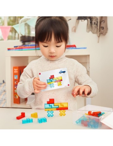 Pentominos 3D translúcidos
