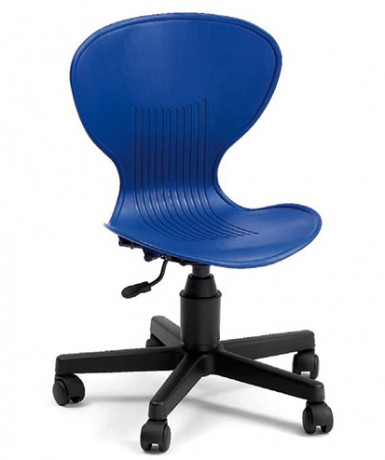 Silla diseño ruedas - Azul