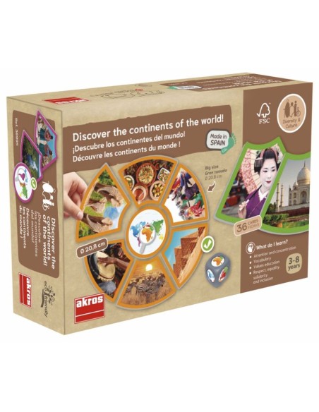 Descubre los continentes del mundo