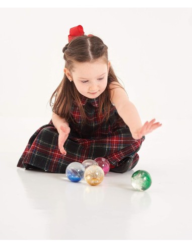 Pelotas sensoriales glitter