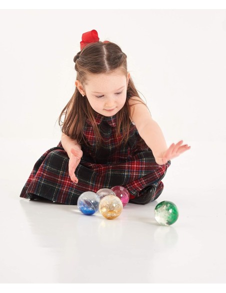 Pelotas sensoriales glitter