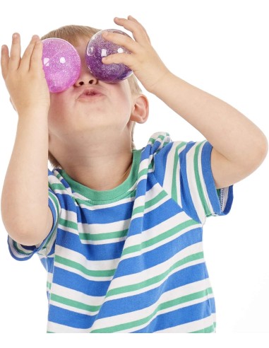 Pelotas sensoriales glitter