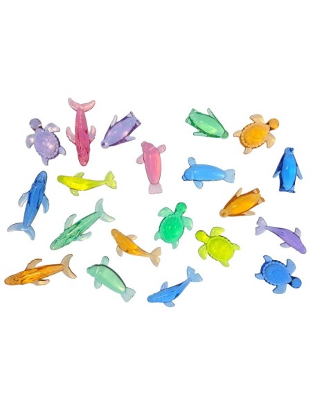 Animales marinos translúcidos
