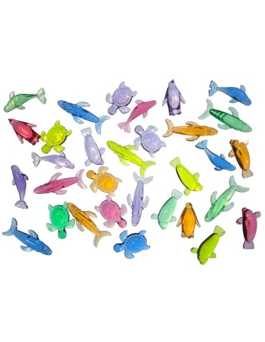 Animales marinos translúcidos