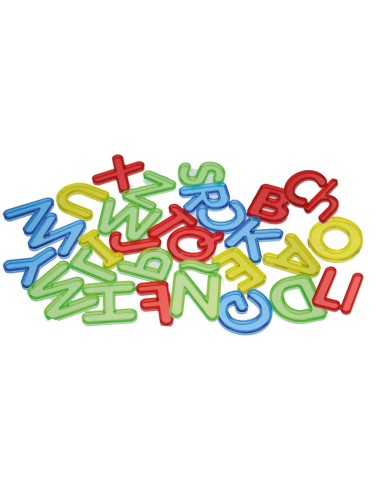 Letras mayúsculas transparentes - 26 unidades
