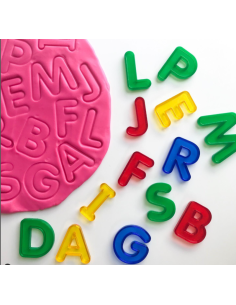 Letras mayúsculas transparentes - 26 unidades 2