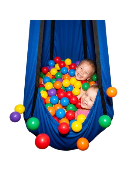 Hamaca sensorial con bolas