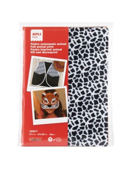 Fieltro estampado piel de animales