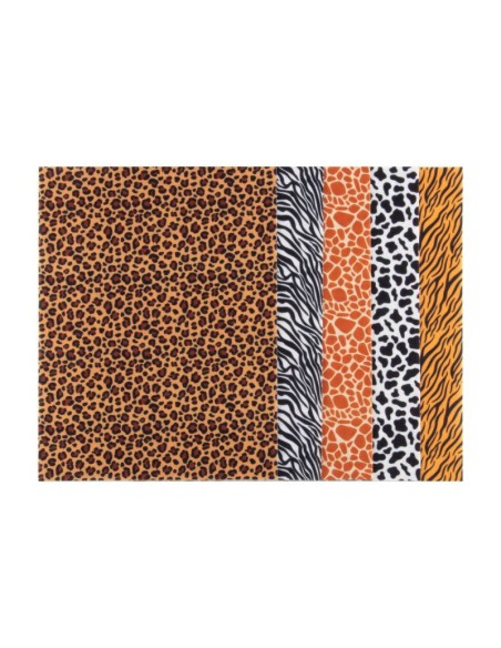 Fieltro estampado piel de animales
