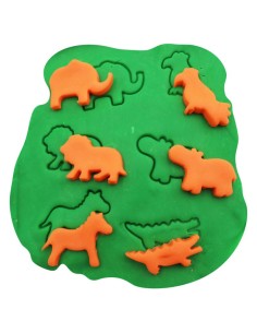 Cubo multimoldes jungla - 6 figuras 2