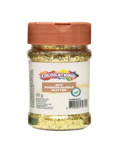 Purpurina biodegradable Oro - 50 gramos