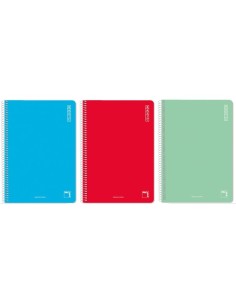 Bloc folio 80 hojas: Pauta 3.5 mm. - 10 unidades
