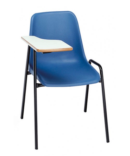 Silla carcasa con pala diestro patas negras 45 cm altura. 2