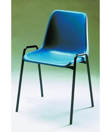 Silla carcasa modelo 140 patas negras 45 cm altura