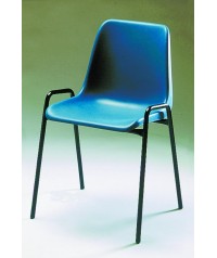 Silla carcasa modelo 140 patas negras 45 cm altura