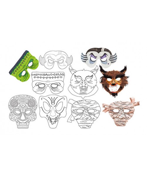 6 máscaras de terror para decorar