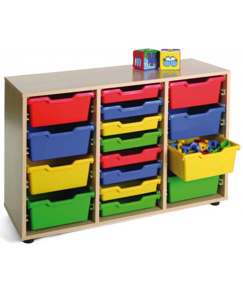 Mueble cubetero 3 columnas