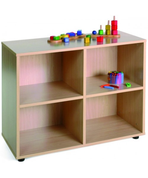 Mueble estantería 4 huecos