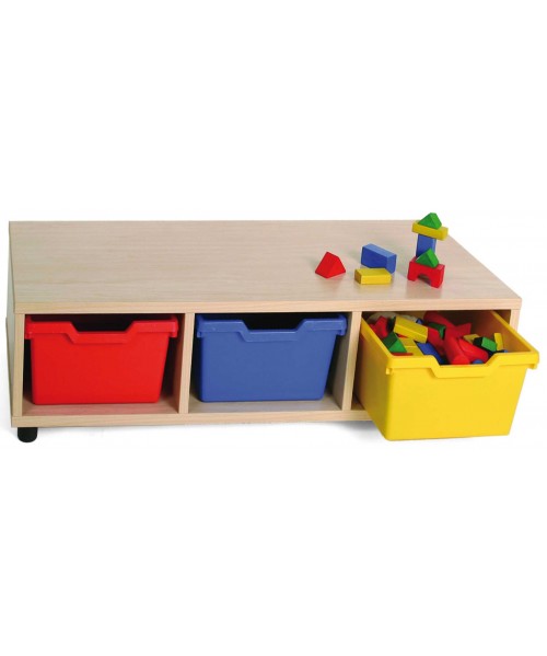 Mueble cubetero-asiento